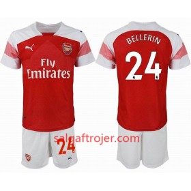 Arsenal Fodboldtrøjer BELLERIN 24 Børn Hjemmebanesæt 2018/19 Kort ærmer